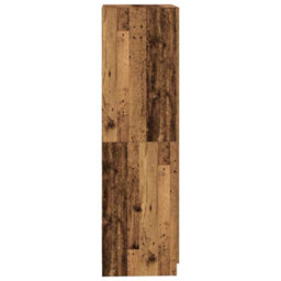 Berkfield Sturdy Wardrobe Old Wood 90X52X200 Cm Engineered Wood - thumbnail 5