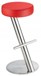Swank Adjustable Bar Stool Orange - thumbnail 2