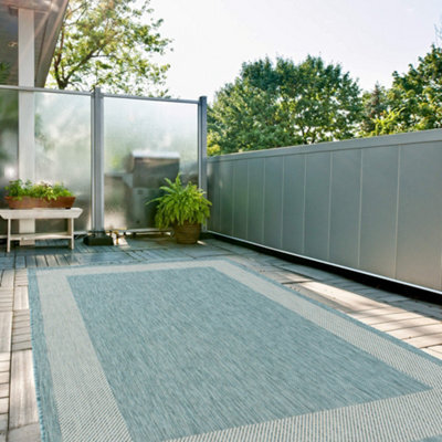 The Rugs Ecology Collection Outdoor Rugs In Aqua  200Aq - image 1