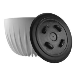 Cost Wise Indoor/outdoor Decorative Plant Display Bowl,ideal For Herbs,houseplants,bedding,tabletop Display,240mm In Pearl White - thumbnail 6