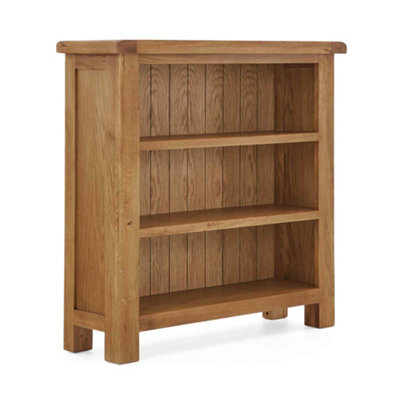 Zelah Oak 3 Tier Small Bookcase - By Roseland Furniture - image 1