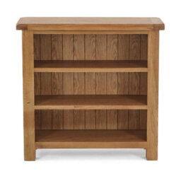 Zelah Oak 3 Tier Small  Bookcase - By Roseland Furniture - thumbnail 6