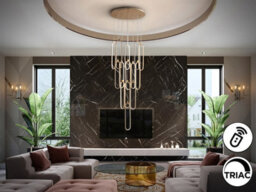 Luminosa Lighting Luminosa Colette Cluster Pendant Ceiling 14 Light Rose Gold Led 3000K Dimmable - Uk Stock - thumbnail 3