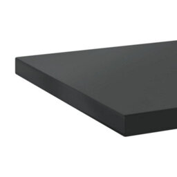 Berkfield Wall Shelves 2 Pcs 100X30X3 Cm Black Stainless Steel - thumbnail 8