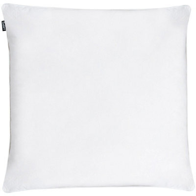 Beliani 80 X 80 Cm Duck Feather And Down Pillow - Medium Soft, Cotton Cover - image 1