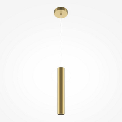 Luminosa Lighting Luminosa Pro Focus Modern Slim Pendant Ceiling Light Gold 1Xgu10 - image 1