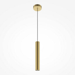 Luminosa Lighting Luminosa Pro Focus Modern Slim Pendant Ceiling Light Gold 1Xgu10 - thumbnail 1