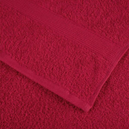 Berkfield Premium Sauna Towels Solund 4 Pcs Red 80X200 Cm 600 Gsm - thumbnail 6