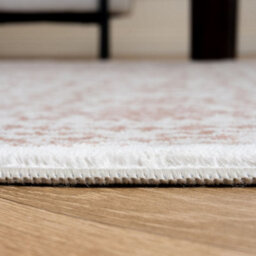 The Rugs Montana Cream And Rose Oriental Area Rug And Runner Soft Durable Pet Friendly Easy To Clean Living Room Bedroom 3716Crrs - thumbnail 4