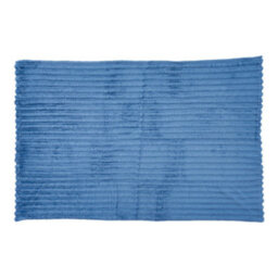 Thehotsale Flannel Super Soft Warm Reversible Fluffy Striped Throw Blanket Blue 150Cm W X 100Cm D Livingroom Bedroom Patio - thumbnail 5