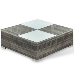 Walplus 6 Piece Garden Lounge Set With Cushions Poly Rattan Grey - thumbnail 7