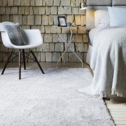 Silver Shaggy Modern Plain Easy To Clean Rug For Dining Room Bed Room And Living Room-160Cm X 230Cm - thumbnail 1