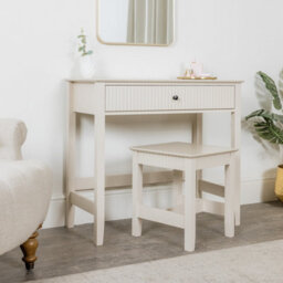 Melody Maison Dressing Table & Stool Set - Hales Taupe Range - thumbnail 5