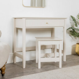 Melody Maison Dressing Table & Stool Set - Hales Taupe Range