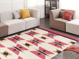 Beliani Rug Garni Multicolour 200 X 300 Cm Cotton Kilim - thumbnail 2