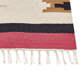 Beliani Rug Garni Multicolour 200 X 300 Cm Cotton Kilim - thumbnail 6