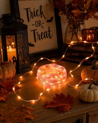 Mysmartbuy Twotone String Lights 200 Leds - Halloween Autumn Decor - image 1