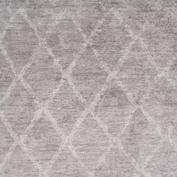 Loomed Beige Grey Distressed Geometric Trellis Washable Long Runner Rug 60Cm X 240Cm - thumbnail 5