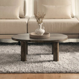 Ohs 4-Leg Engineered Wood Coffee Table Home Décor - Medium Wood - thumbnail 1
