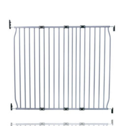 Bettacare Screw Fit Metal Dog Gate, Grey, 120Cm - 130Cm - thumbnail 1