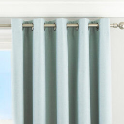 Riva Home Thermal Blackout Eyelet Curtain Pair Duck Egg (W)229Cm X (D)229Cm - thumbnail 2