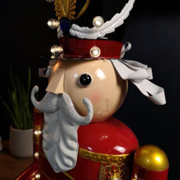 Samuel Alexander 119Cm Light Up Nutcracker Soldier Led Christmas Wooden Ornament Home Decoration - thumbnail 5