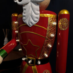 Samuel Alexander 119Cm Light Up Nutcracker Soldier Led Christmas Wooden Ornament Home Decoration - thumbnail 6