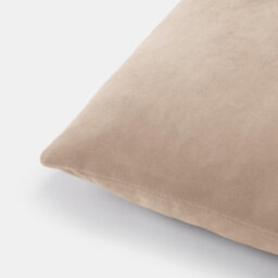 OHS 2 Pack Matte Velvet Filled Cushion Covers, Natural - 45 X 45Cm - thumbnail 5