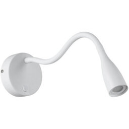 Loops Sleek Modern White Led Wall Light For Indoor Spaces - Perfect Home Illumination - thumbnail 1