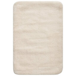 Beliani Bath Mat Urlana Off-White 60 X 90 Cm Microfibre - thumbnail 1