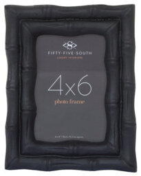 Orsina Hiba 4 X 6 Black Finish Bamboo Effect Photo Frame