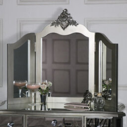 Melody Maison Mirrored Dressing Table And Vanity Mirror - Tiffany Range - thumbnail 3