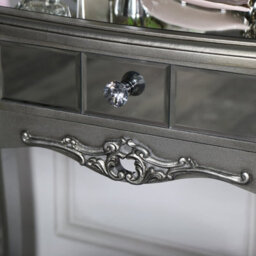 Melody Maison Mirrored Dressing Table And Vanity Mirror - Tiffany Range - thumbnail 7
