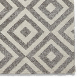 Grey White Modern Geometric Easy To Clean Rug For Living Room Bedroom And Dining Room-160Cm X 220Cm - thumbnail 5