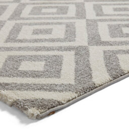 Grey White Modern Geometric Easy To Clean Rug For Living Room Bedroom And Dining Room-160Cm X 220Cm - thumbnail 6