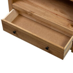 Berkfield Bookcase 80X35X110 Cm Solid Pine Wood Panama Range - thumbnail 8