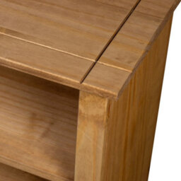 Berkfield Bookcase 80X35X110 Cm Solid Pine Wood Panama Range - thumbnail 7