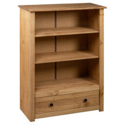 Berkfield Bookcase 80X35X110 Cm Solid Pine Wood Panama Range - thumbnail 4
