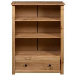 Berkfield Bookcase 80X35X110 Cm Solid Pine Wood Panama Range - thumbnail 6