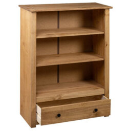 Berkfield Bookcase 80X35X110 Cm Solid Pine Wood Panama Range - thumbnail 5