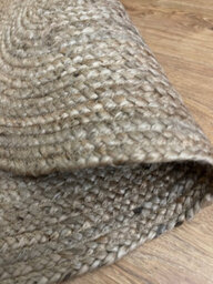 Second Nature Online Prem Small Love Heart Rug In Natural Jute 60 Cm X 90 Cm / Default Title - thumbnail 6