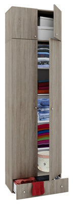 Vcm Wardrobe Vandol Sonoma Oak (Sägerau) W. 70 X H. 238 X D. 40 Cm - image 1