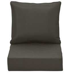 Outsunny Outdoor Seat And Back Cushion Set, Deep Seating Chair Cushion, Grey - thumbnail 7