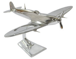 Inspirational Gifting Spitfire Aeroplane Ornament Aluminium Plane Sculpture Gift - thumbnail 6