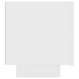 Berkfield Durable Bedside Cabinet White 100X35X40 Cm Engineered Wood - thumbnail 7