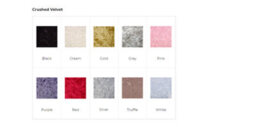 Comfy Deluxe 4Ft6 Gold Crush Velvet Floorstanding Chesterfield Headboard With Matching Buttons - thumbnail 2