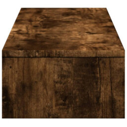 Walplus Monitor Stand With Drawers Smoked Oak 100X27X15 Cm Engineered Wood - thumbnail 6