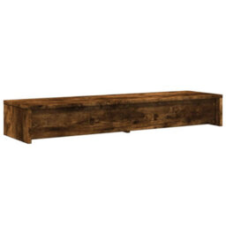 Walplus Monitor Stand With Drawers Smoked Oak 100X27X15 Cm Engineered Wood - thumbnail 7