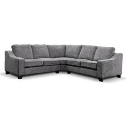 Furnishings For Less UK Nebraska Modern Slate Grey 2 Corner 2 L Shaped 5 Seater Sofa - thumbnail 2