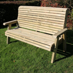 Churnet Valley Garden Furniture Ltd Churnet Valley Ergo 3 Seat Bench - thumbnail 2